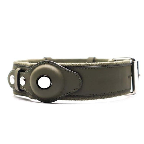 Leather GPS Dog Collar