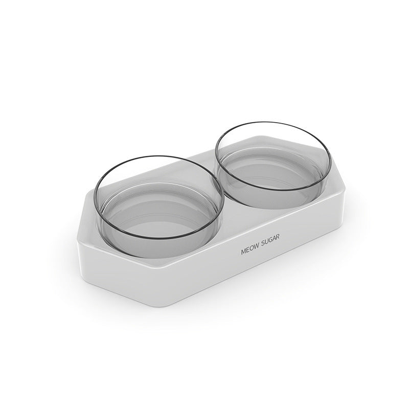 Hexagonal Inclined Pet Bowl