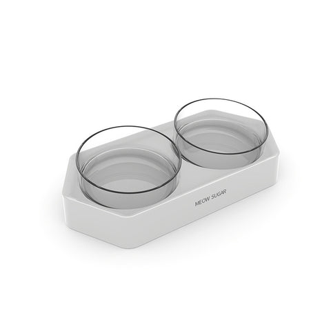 Hexagonal Inclined Pet Bowl