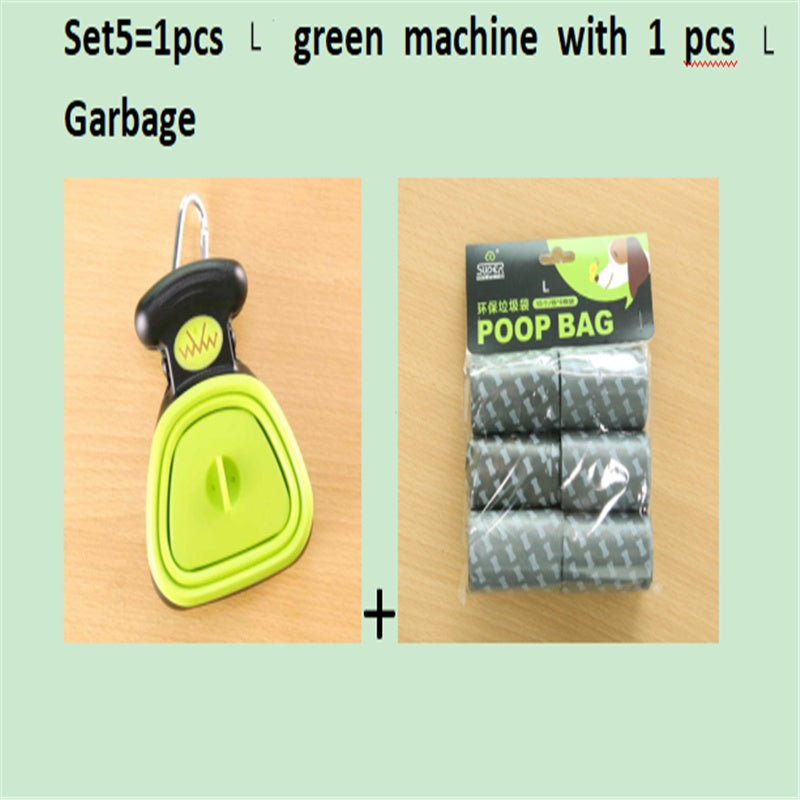 Foldable Pooper Scooper with Decomposable Bags