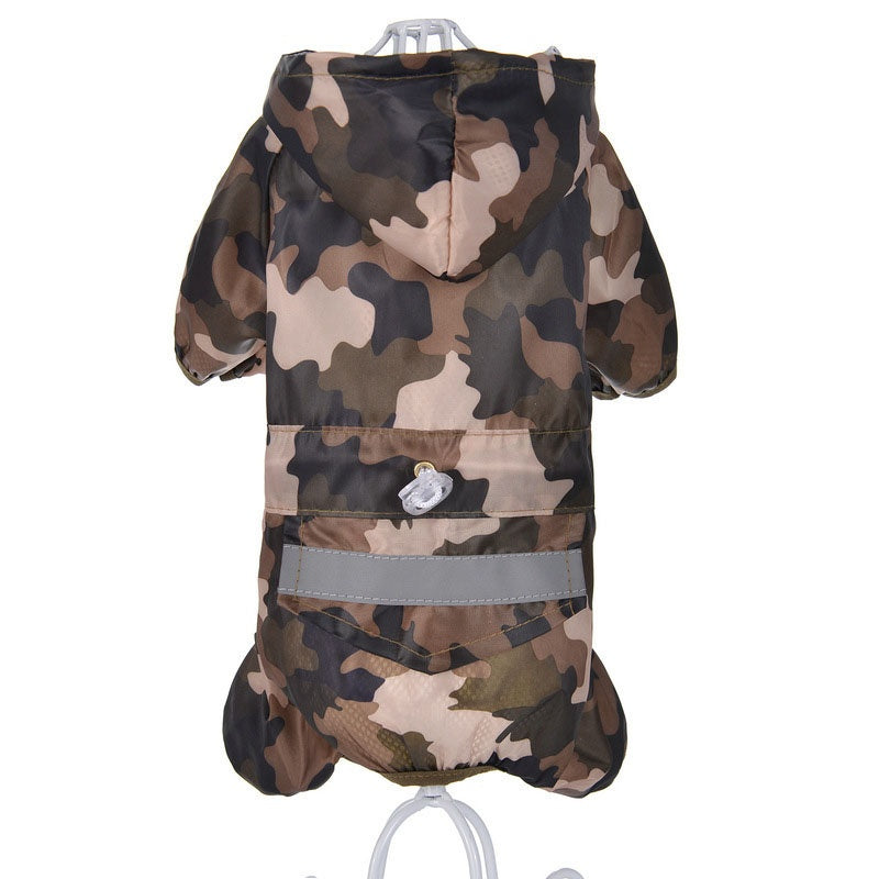 Rainproof windproof pet rain clothes