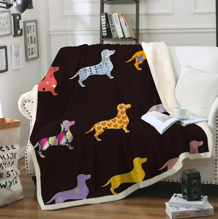 Cartoon Plush Fleece Blanket
