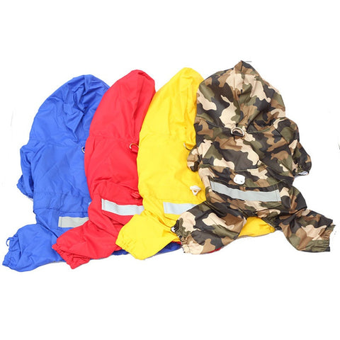 Rainproof windproof pet rain clothes