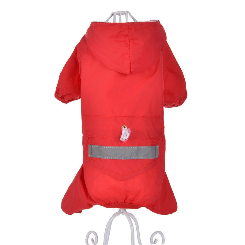 Rainproof windproof pet rain clothes