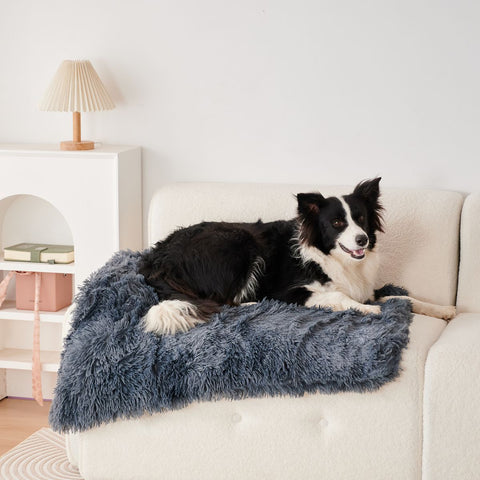 Grey Plush Pet Cushion