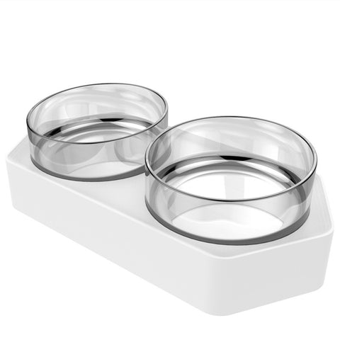Hexagonal Inclined Pet Bowl