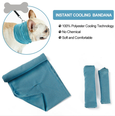 Instant Cooling Pet Bandana