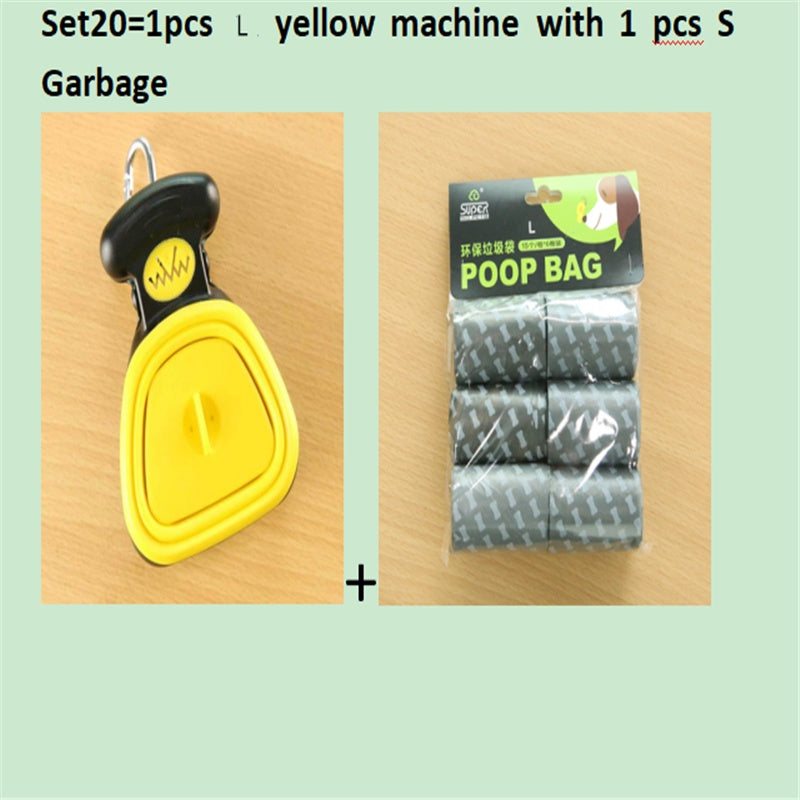 Foldable Pooper Scooper with Decomposable Bags
