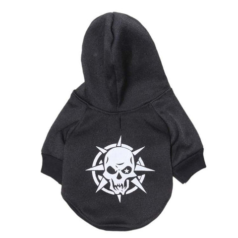 Skull Hoodie Pet T-Shirt