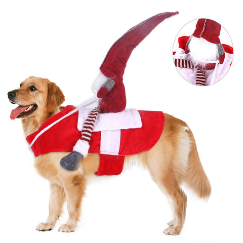 Christmas Riding Costume for Pets