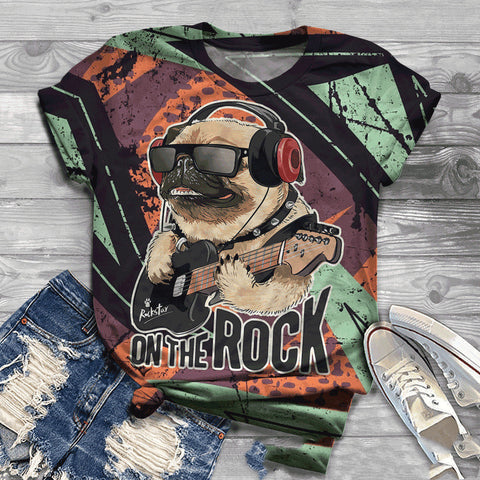 Cute 3D Printed T-Shirt for Female Dogs