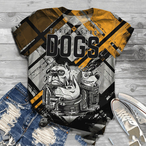 Cute 3D Printed T-Shirt for Female Dogs