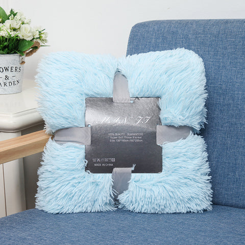 Double-Layer Plush Blanket