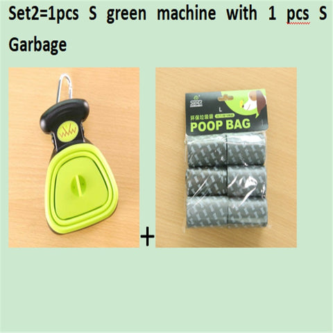 Foldable Pooper Scooper with Decomposable Bags