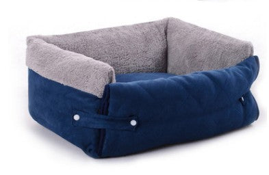 Flip Pet Nest Bed with Blanket