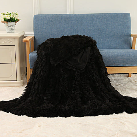 Double-Layer Plush Blanket