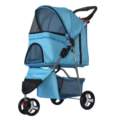 Lightweight 3-Wheeled Pet Stroller