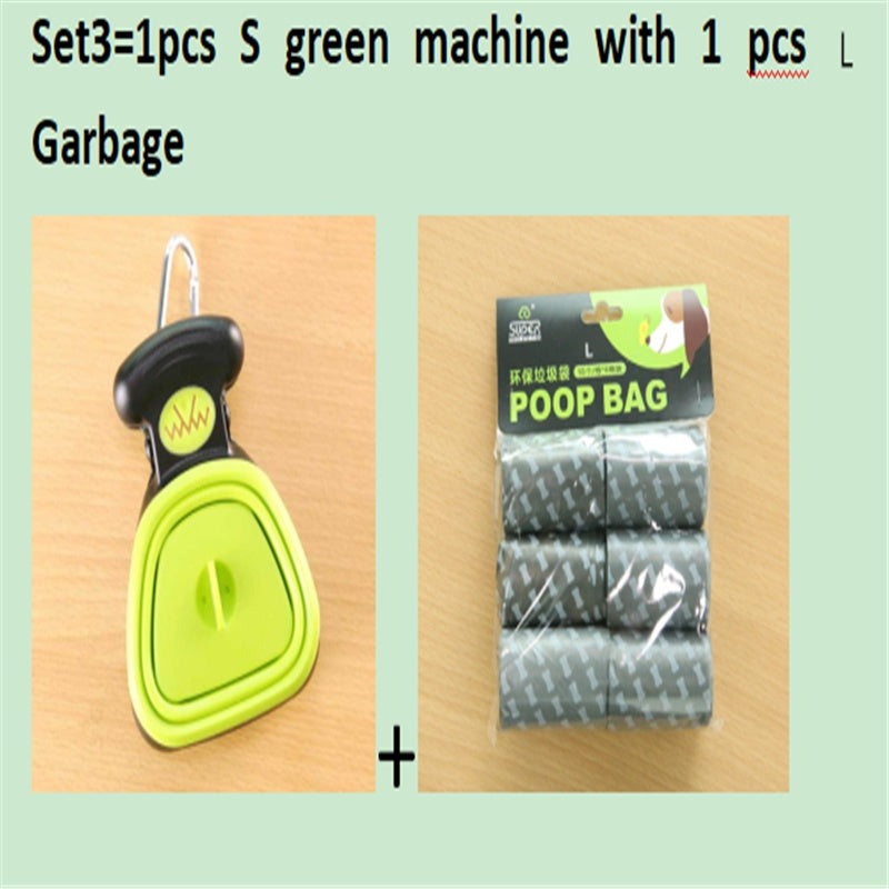 Foldable Pooper Scooper with Decomposable Bags