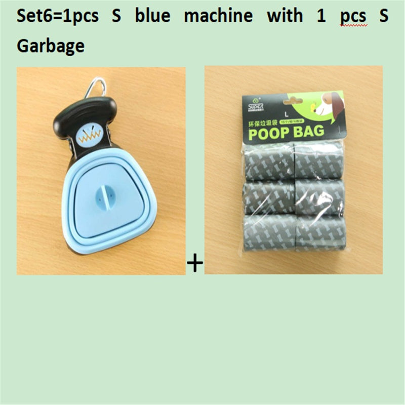 Foldable Pooper Scooper with Decomposable Bags
