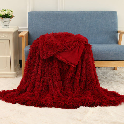 Double-Layer Plush Blanket