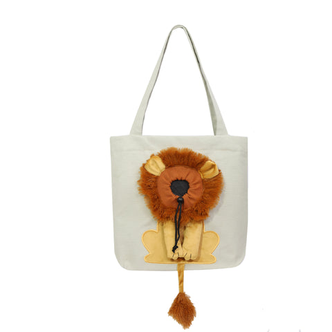 Lion Design Pet Carrier Bag