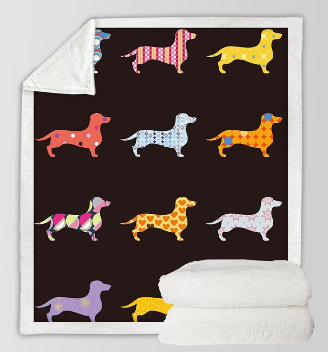 Cartoon Plush Fleece Blanket