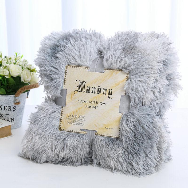 Double-Layer Plush Blanket