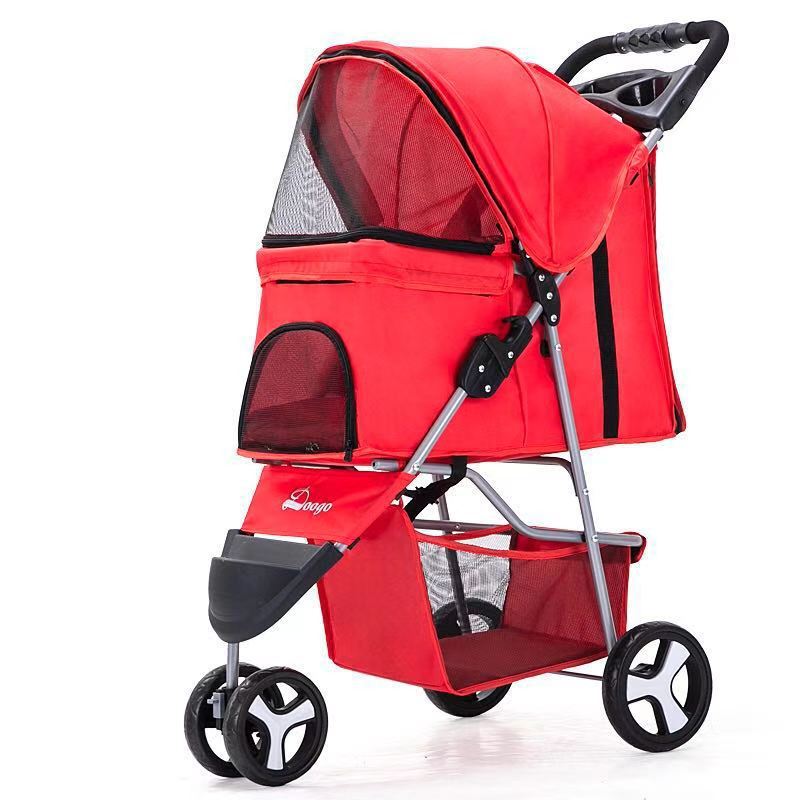 Lightweight 3-Wheeled Pet Stroller