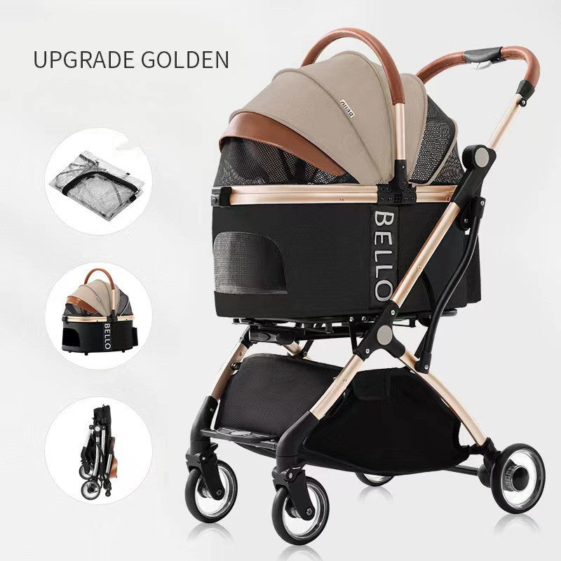 Four-Wheel Pet Stroller