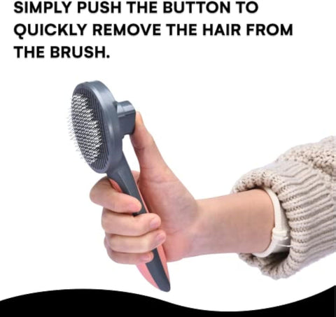 Self-Cleaning Slicker Brush