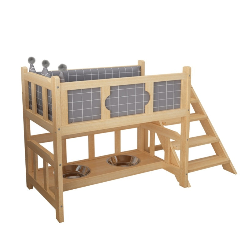 Nightstand with Built-in Pet Bed
