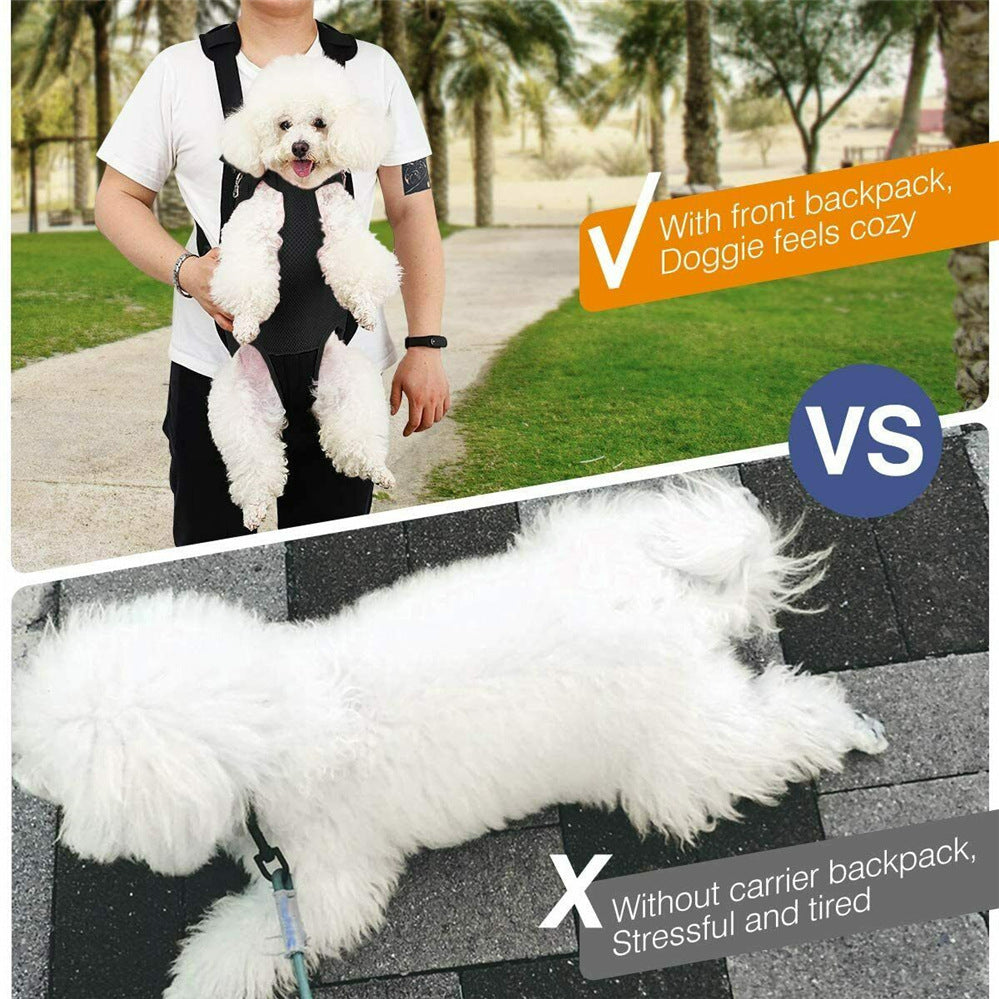 Canvas Pet Chest Backpack
