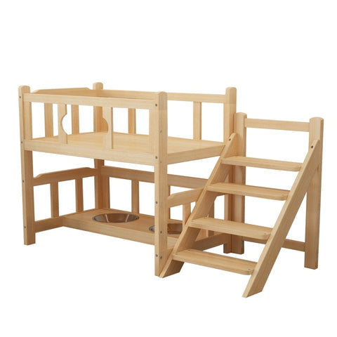 Nightstand with Built-in Pet Bed