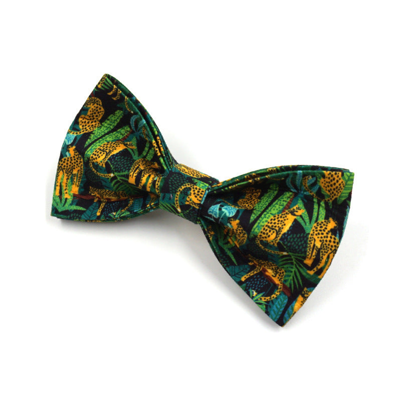 Pet Collar Leash Bowknot Collar Leash