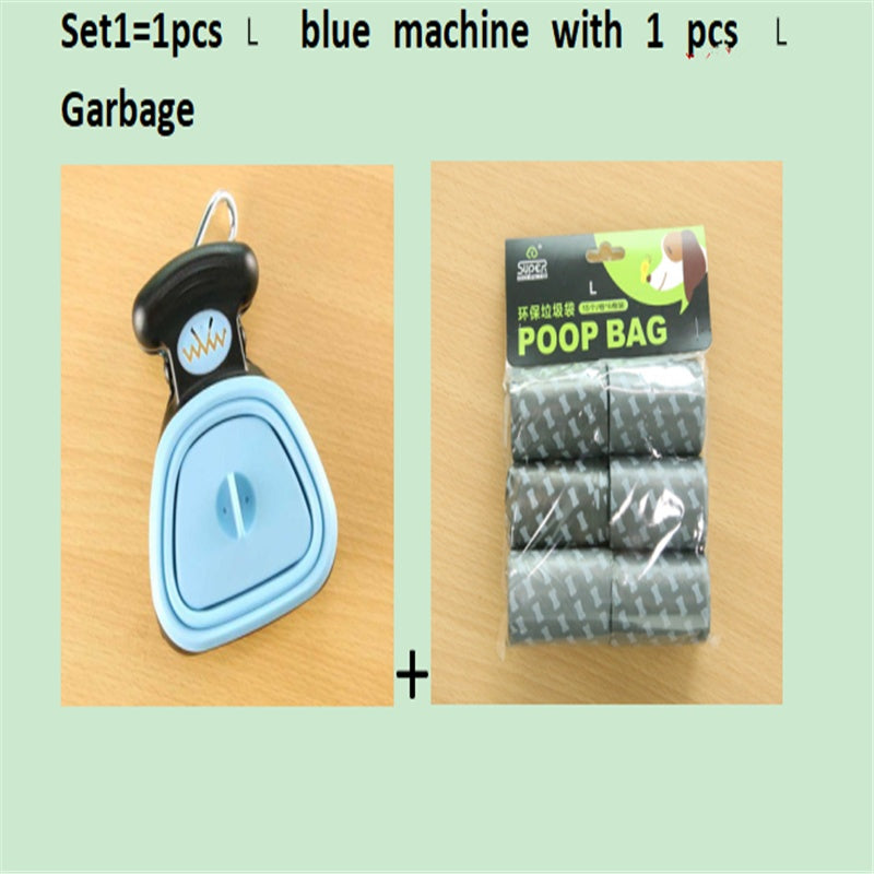 Foldable Pooper Scooper with Decomposable Bags