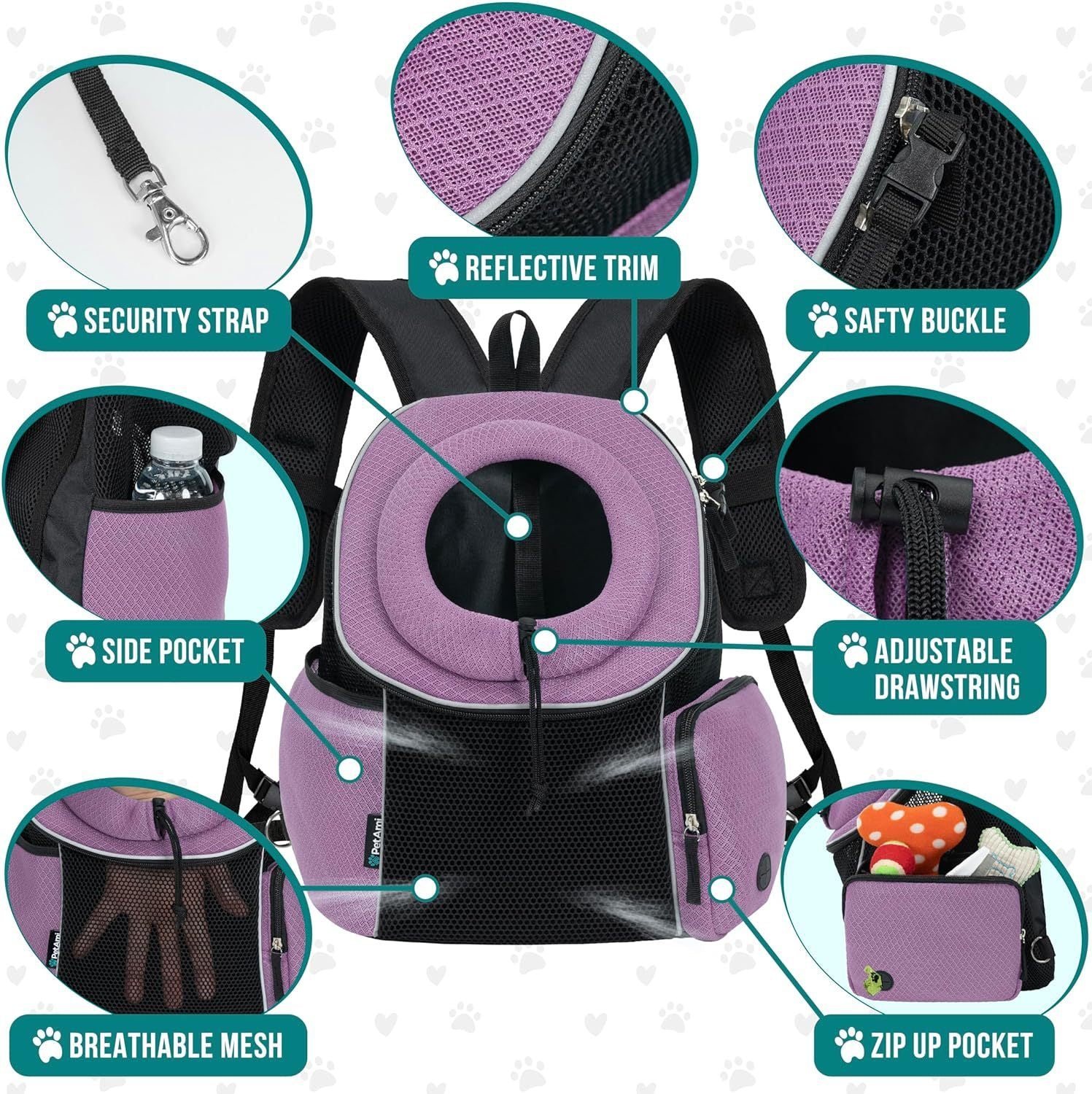 Portable Dog Carrier Backpack