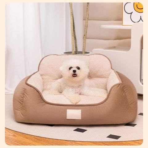 Cozy Plush Dog Bed