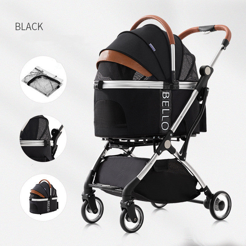Four-Wheel Pet Stroller