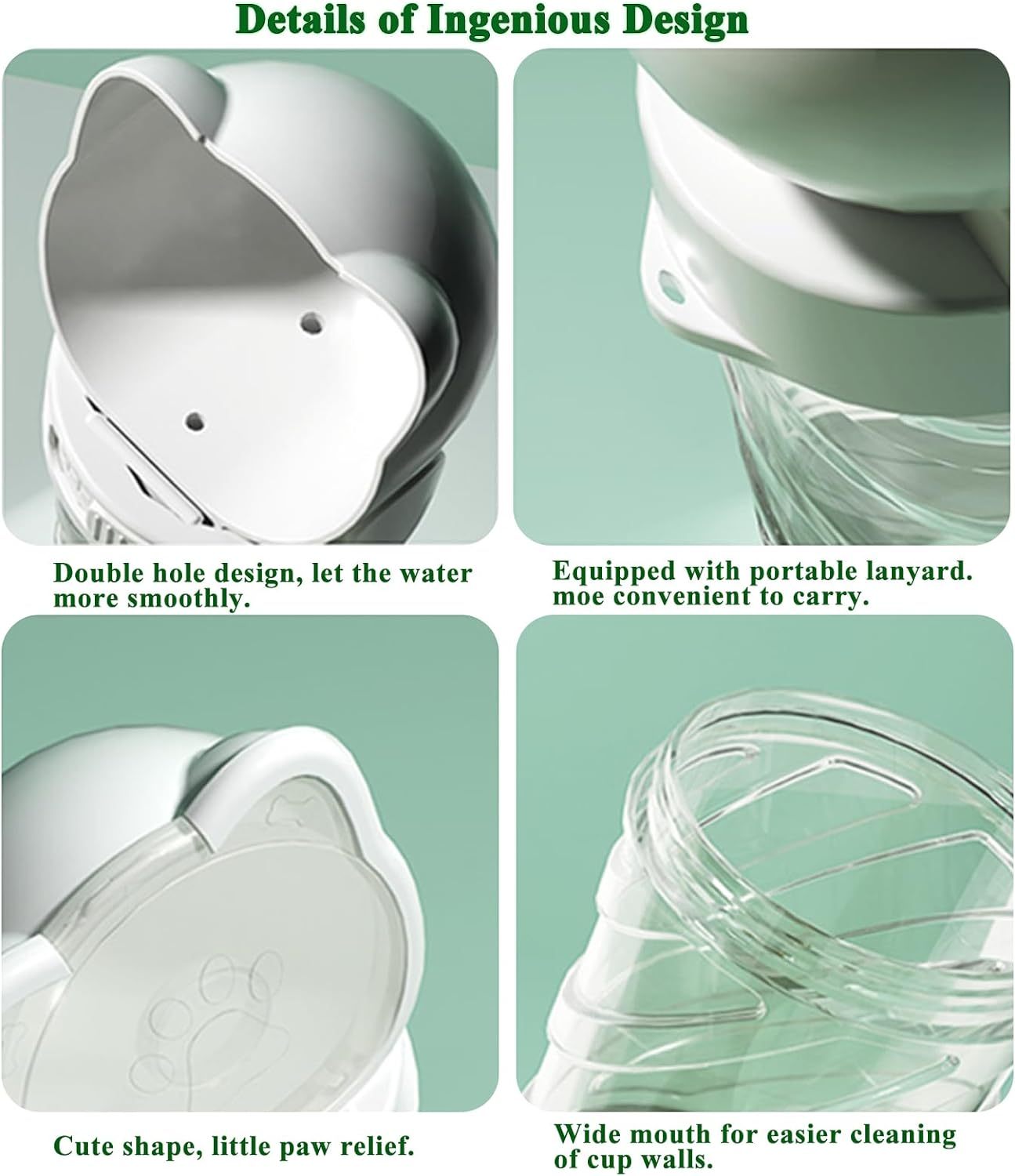 3-in-1 Pet Water Bottle