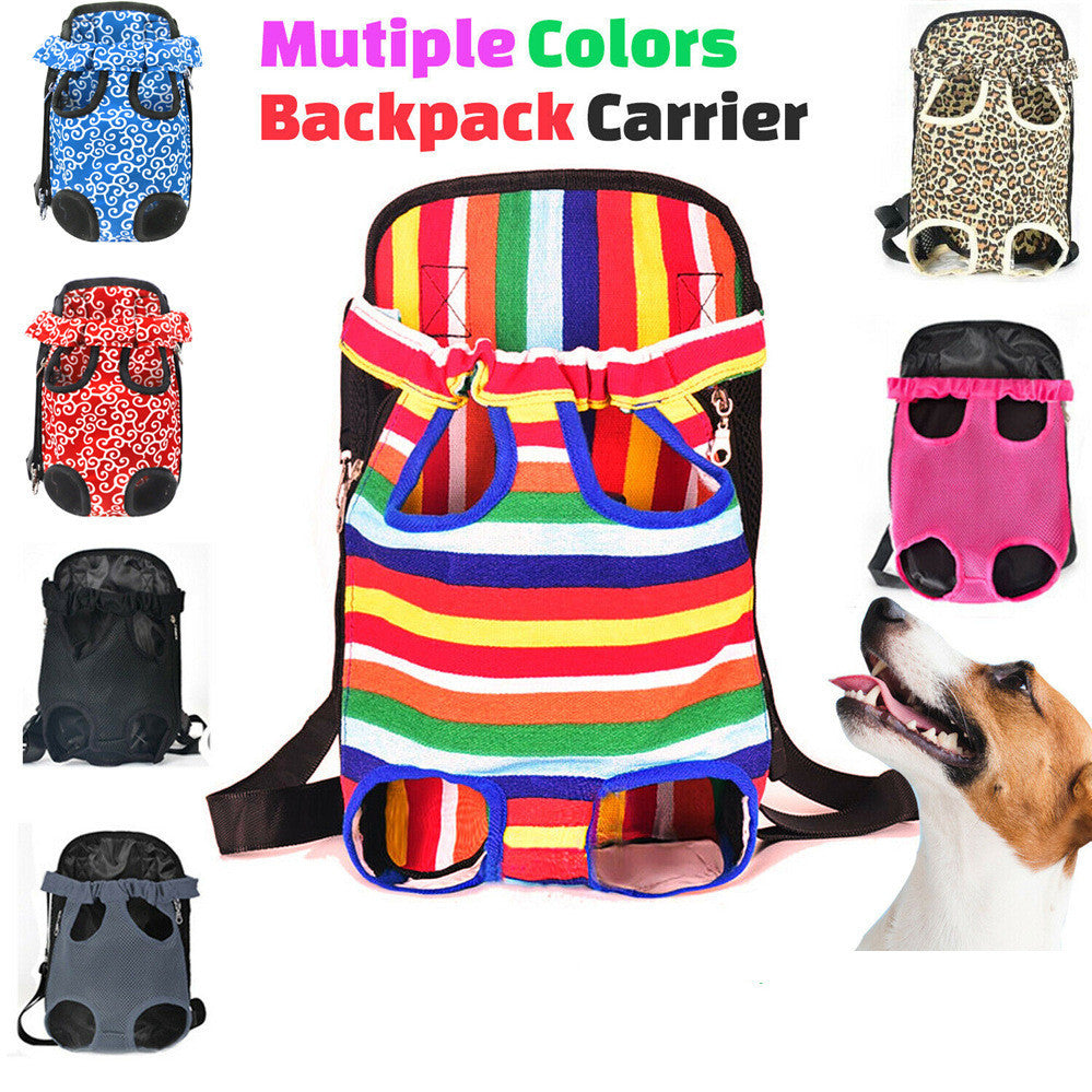Canvas Pet Chest Backpack