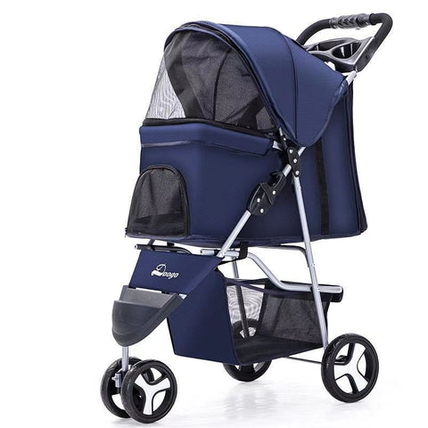 Lightweight 3-Wheeled Pet Stroller