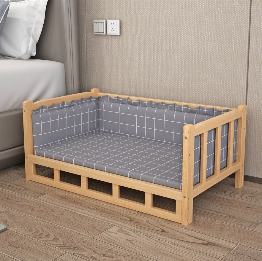 Nightstand with Built-in Pet Bed