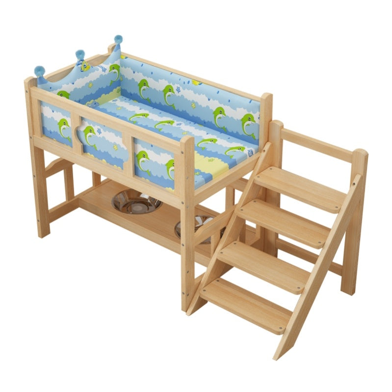Nightstand with Built-in Pet Bed