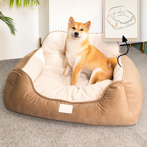 Cozy Plush Dog Bed