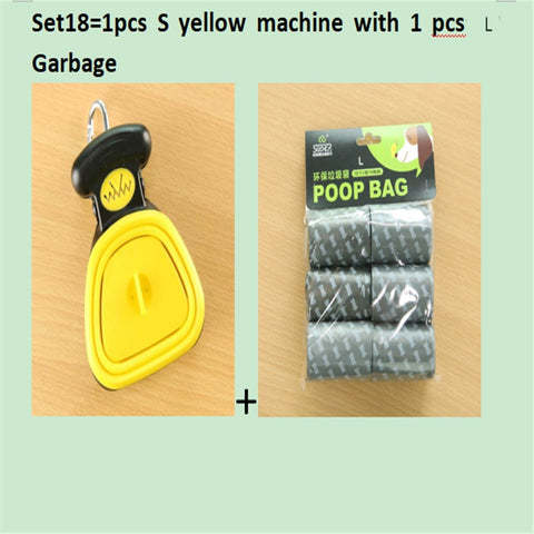 Foldable Pooper Scooper with Decomposable Bags