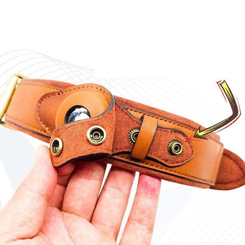 Leather GPS Dog Collar