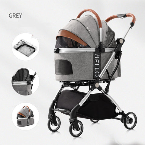 Four-Wheel Pet Stroller