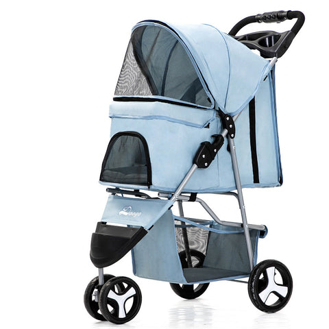 Lightweight 3-Wheeled Pet Stroller