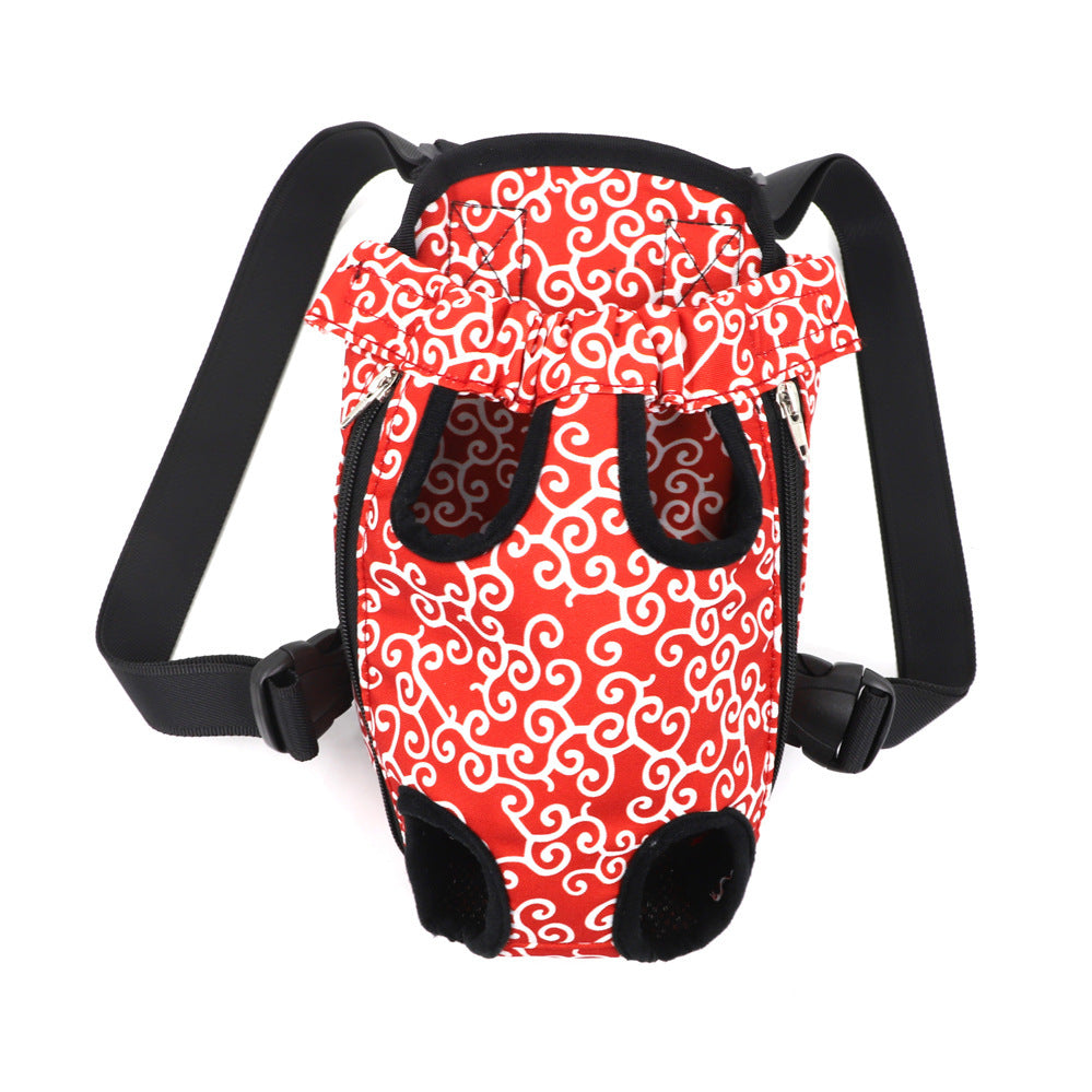 Canvas Pet Chest Backpack