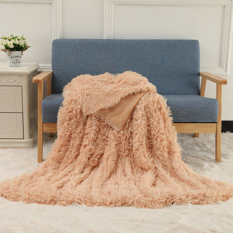Double-Layer Plush Blanket